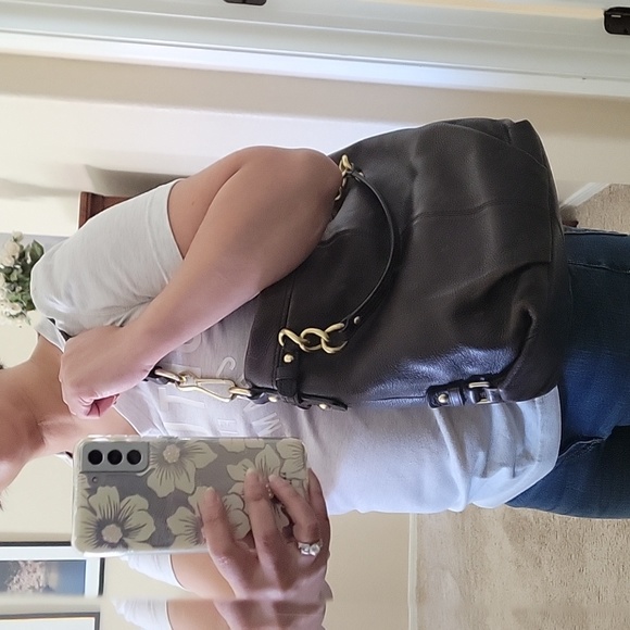 Brown Leather Coach Brooke Purse - Picture 15 of 16